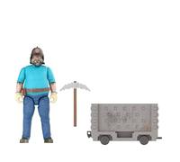 Mattel Minecraft Conjunto de juego Escape explosivo en vagón con figura de acción de Steve de 10,2cm y accesorios de minería, juguete coleccionable inspirado en la película, JGP20