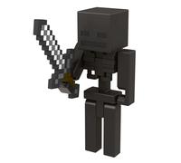 Mattel Minecraft Craft-A-Block Wither Skeleton Figura Autntica Toy de Accin Pixelada de Video-Video