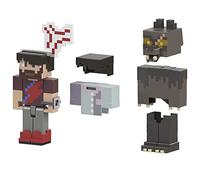 Mattel Minecraft Game, Rougarou and Anger Vein, Creator Series Action Figures an