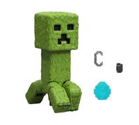 Mattel Minecraft Creeper, Conjunto de Figura de acción y Accesorios, Personaje Coleccionable de 10,16 cm Inspirado en “Una película de Minecraft”, JFR58