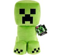 Mattel Minecraft Creeper Figura de Peluche Gigante de 40,6cm con diseño pixelado y Detalles auténticos del Juego, HWD75