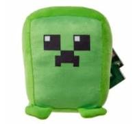 Mattel Minecraft Cuutopia Creeper - Peluche suave y redondeado de 5 pulgadas, juguete coleccionable inspirado en videojuegos