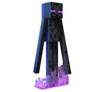 Mattel Minecraft Diamond Level Enderman Figura de acción con accesorios, juguete +6 años (HLN40)