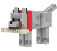 Mattel Minecraft Diamond Level Lobo Figura de acción con accesorios, juguete +6 años (HLN41)