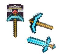 Mattel Minecraft Espada y pico de diamante transformable, juguete para niños +6 años (FCW14)