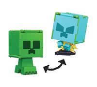 Mattel Minecraft Flippin’ Figs Figures Collection with 2-in-1 Fidget Play, 3.75-