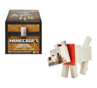 Mattel Minecraft Fusion Wolf Figura Craft-a-Figure Set Crea tu propio personaje de Minecraft para jugar con Intercambio y coleccionar Juguete par