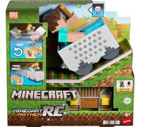 Mattel Minecraft Minecart RC with Steve, Remove Control with W (Importación USA)