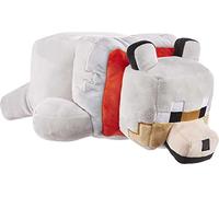 Mattel Minecraft - Figura de peluche de lobo de peluche de 12 pulgadas, muñeca suave inspirada en el personaje del videojuego, juguete coleccionable