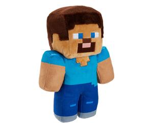 Mattel minecraft peluche steve, personaje del videojuego, juguete +3 a