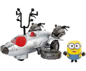 Mattel Minions Minions figura minion y vehículo sorpresa, coche de juguete