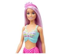 Mattel Muñeca BARBIE Sirena Con Cabello De Fantasía