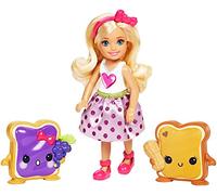 Mattel- Muñeca Chelsea y Sus Amiguitos con Accesorios-Barbie, Multicolor (Matel FDJ09)