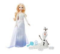 Mattel Muñeca Elsa Con Timbre y Personaje Olaf Disney Frozen (28cm)