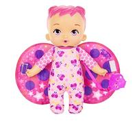 Mattel My Garden Baby Mi primer bebé mariquita rosa Muñeca bebé de juguete con manta y chupete, regalo +3 años (HPD09)