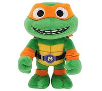 Mattel Ninja Turtles: Caos Mutante, Michelangelo Muñeco de peluche de 20,3 cm con antifaz naranja inspirado en el personaje de la película, +3 años. Tortugas Ninja (HRC78)