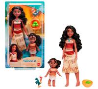 Juego De Muñecas Mattel Disney Moana 2 Y Hermana Simea