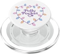 Mattel - Polly Pocket Holidays - Luces de corazón de Navidad PopSockets PopGrip para MagSafe