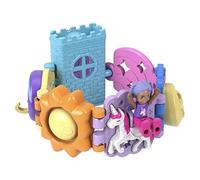 Mattel Polly Pocket Pulsera Treasures - Tema de fantasía de unicornio - Pulsera + 1 micro muñeca y funciones interactivas