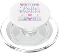 Mattel - Polly Pocket - Suéter navideño con Lazos y Copo de Nieve PopSockets PopGrip para MagSafe