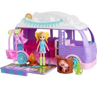 Mattel Polly Pocket: Tiny Worlds Big Surprises - Glamping Camper V... Toy NUEVO