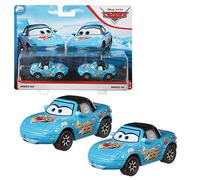 Mattel Selección Doble Pack | Disney Cars | Modelos Vehículos | Die Cast 1:55, Cars Doppelpacks:Dinoco MIA & Tia