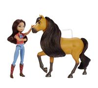 Dreamworks Spirit Spirit Rescue Ranch Lucky y Spirit Muñeca con caballo de juguete y accesorios, regalo para niñas y niños +3 años (Mattel HFB89)