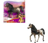 Mattel Spirit Untamed Herd Horse 8-in Moving Head, Bay Pinto