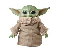 Mattel Star Wars Peluche de Baby Yoda de El Mandaloriano - Cuerpo Blando y Base Robusta - 28 cm - Regalo para Fans y Coleccionistas Adultos y Niños, GWD85