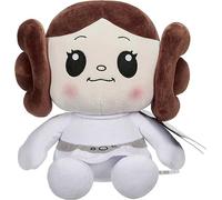 Mattel Star Wars Return of the Jedi Snug Club - Peluche de princesa Leia, muñeco de personaje suave, coleccionable de 40 aniversario, aprox. 7 pulgadas