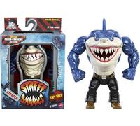 Mattel Street Sharks Action Figure with Bite & Punch Motion, Ripster Collectible Toy Inspired by 90s TV Half-Man Half-Shark Hero, 6-Inch