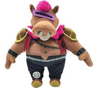Mattel Teenage Mutant Ninja Turtles: Mutant Mayhem Bebop - Peluche suave de 8 pulgadas, figura de personaje inspirada en la película, a partir de 3 años