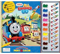 Mattel Thomas All Engines Deluxe Poster Paint & Color