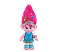 Mattel Trolls 3 Todos Juntos Hair Pops Reina Poppy Muñeca de peluche con luces y sonidos y accesorios para el pelo, inspirado en la película, juguete +3 años (HTM14)