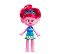 Mattel Trolls 3 Todos Juntos Muñeca Reina Poppy con pelo rosa, inspirada en la película, juguete +3 años (HNF13)