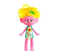 Mattel Trolls 3 Todos Juntos Muñeca Viva, creadora de tendencias, Ropa intercambiable, Pelo amarillo, accesorio para pelo inspirada en la película, juguete +3 años (HNF14)