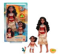 Juego De Muñecas Mattel Disney Moana 2 Y Hermana Simea