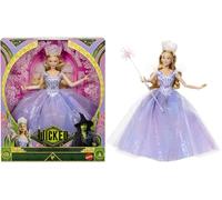 Mattel Universal Pictures Wicked: For Good Muñeca de Glinda Atuendo de Quita y pon y 3 Accesorios, Inspirada en la película, JFM13