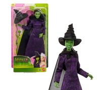 Mattel Universal Pictures Wicked Muñeca de Moda Elphaba Thropp | Ropa removible y 7 puntos de articulación, inspirada en la película, JMG23