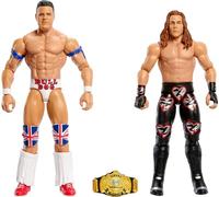 Mattel WWE Championship Showdown - Juego de 2 figuras de acción y accesorios, serie #16 British Bulldog vs Shawn Michaels, juego coleccionable, 6 pulgadas