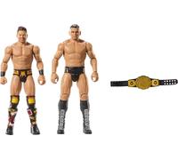 Mattel WWE Championship Showdown Main Event Series 20 Gunther The Miz Pack de 2 figuras de acción y accesorio, conjunto de juego coleccionable, JCV68