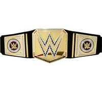 Mattel WWE Cinturón de Campeonato Accesorio | Para juego de roles y disfraz, cinturón imitación cuero, ajustable, más de 90cm, HYJ35