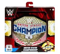 Mattel WWE - Cinturón para títulos de niños con cinturón ajustable, para niños a partir de 6 años, color negro