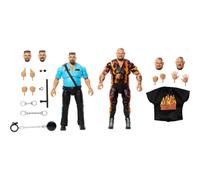 Mattel WWE Coliseum Collection Action Figura 2-paquete con Bam Bam Bigelow y Big Boss Man Collectibles y accesorios de 6 pulgadas, incluidas piezas a