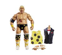 Mattel WWE Dusty Rhodes Wrestlemania Elite Collection Figura de acción con Accesorio y Mean Gene Okerlund Build-A-Figure Parts, 6 Pulgadas