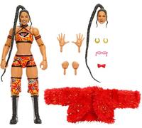 Mattel WWE Edición Ultimate Luchadora Bianca Belair, figura de acción con abrigo rojo, cara extra y accesorios de moda, juguete +8 años, HVF84