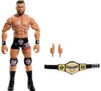 Mattel WWE Elite - Figura de acción y accesorios, serie #110 Austin Theory coleccionable de 6 pulgadas con 25 puntos de articulación y manos intercambiables