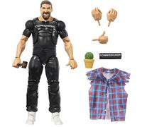 Mattel WWE Elite Collection - Figura de acción y accesorios, serie #102 Commissioner Foley coleccionable de 6 pulgadas con 25 puntos de articulación y manos intercambiables