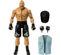 Mattel WWE Elite Collection Figura de acción y accesorios, serie #108 Brock Lesnar coleccionable de 6 pulgadas con 25 puntos de articulación y manos intercambiables