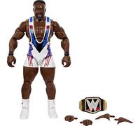 Mattel WWE Elite Collection - Figura de acción y accesorios, serie #98 Big E de 6 pulgadas coleccionable con 25 puntos de articulación y manos intercambiables